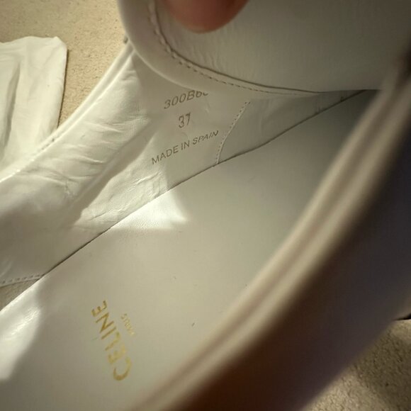 [NEW] CELINE TR01 Low-Top Sneakers. Size 37 (US 6.5) - Picture 4 of 6